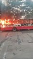 Video:यूपी में चलती बस बनी आग का गोला