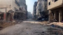 تجريف منازل وحرقها.. دمار هائل خلفه الاحتلال في حي الشيخ رضوان بغزة