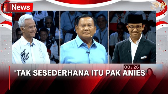 Ganjar Tekankan Dialog tentang Konflik Papua sedangkan Anies Soroti Keadilan, Prabowo: Tak Sesederhana Itu Pak Anies