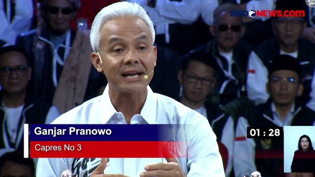 Ganjar dalam Debat Perdana, Tawarkan Program Satu Desa Satu Puskesmas Seluruh Indonesia