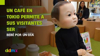 Un café en Tokio permite a sus visitantes ser bebé por un día