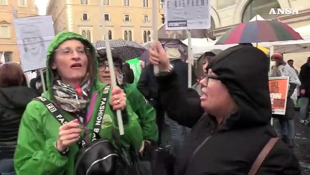 Sanita', sit-in a Roma dei lavoratori e professionisti: Non si tagli la salute