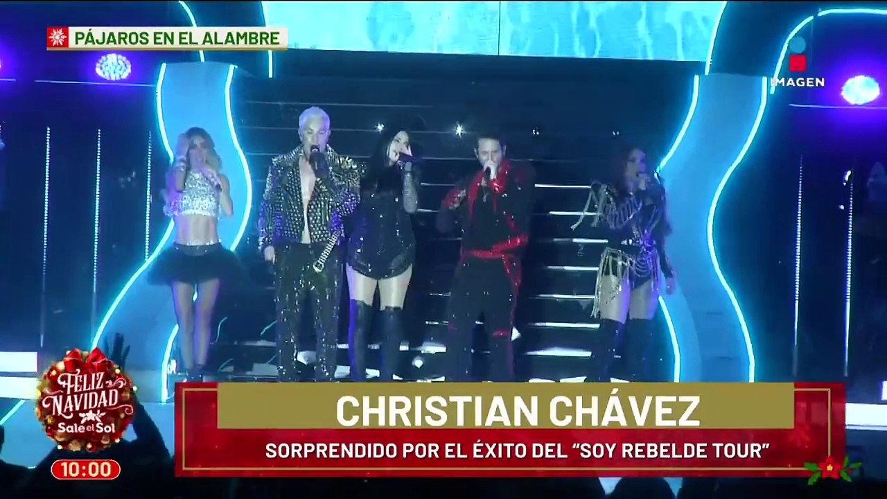 Christian Chávez FELIZ de mostrarse cómo es en concierto de RBD tras años de ocultar su preferencia