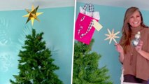 Enchula la punta de tu arbolito de Navidad con estas originales y económicas ideas