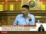 Venezolanos deben conocer la Ley y presentar propuestas para la defensa de la Guayana Esequiba