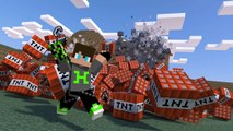 TNT SHOW !!! - Minecraft Bomb Lobbers Minigame