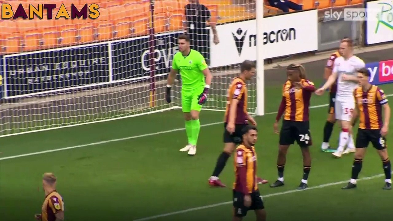Bradford City 2-1 Walsall Quick Match Highlights - League Two 03_09_22