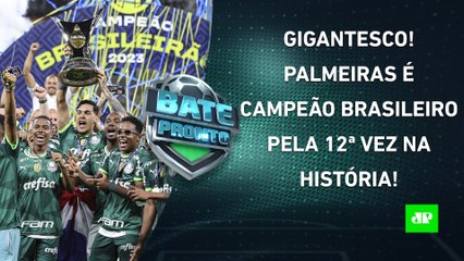 Palmeiras FAZ HISTÓRIA e é BICAMPEÃO BRASILEIRO; Santos é REBAIXADO pela 1ª VEZ! | BATE PRONTO