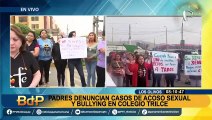 Los Olivos: padres denuncian casos de bullying y acoso sexual dentro de colegio