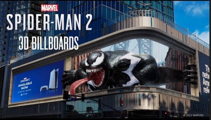 Spider-Man 2 3D Billboards Worldwide 🌍 - PS5 Showcase
