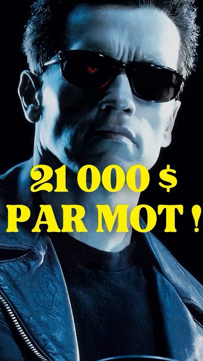 21 000 dollars par mot pour Terminator !