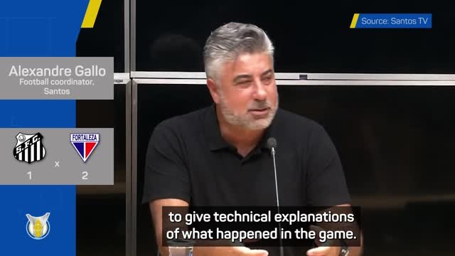 'The shirt doesn't deserve this' - Gallo devastated at Santos' relegation