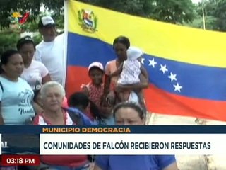 Falcón | Habitantes del mcpio. Democracia son favorecidos con la instalaciones de lámparas led