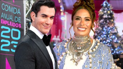 Galilea Montijo y David Zepeda brillaron en la comida anual de Televisa Univision