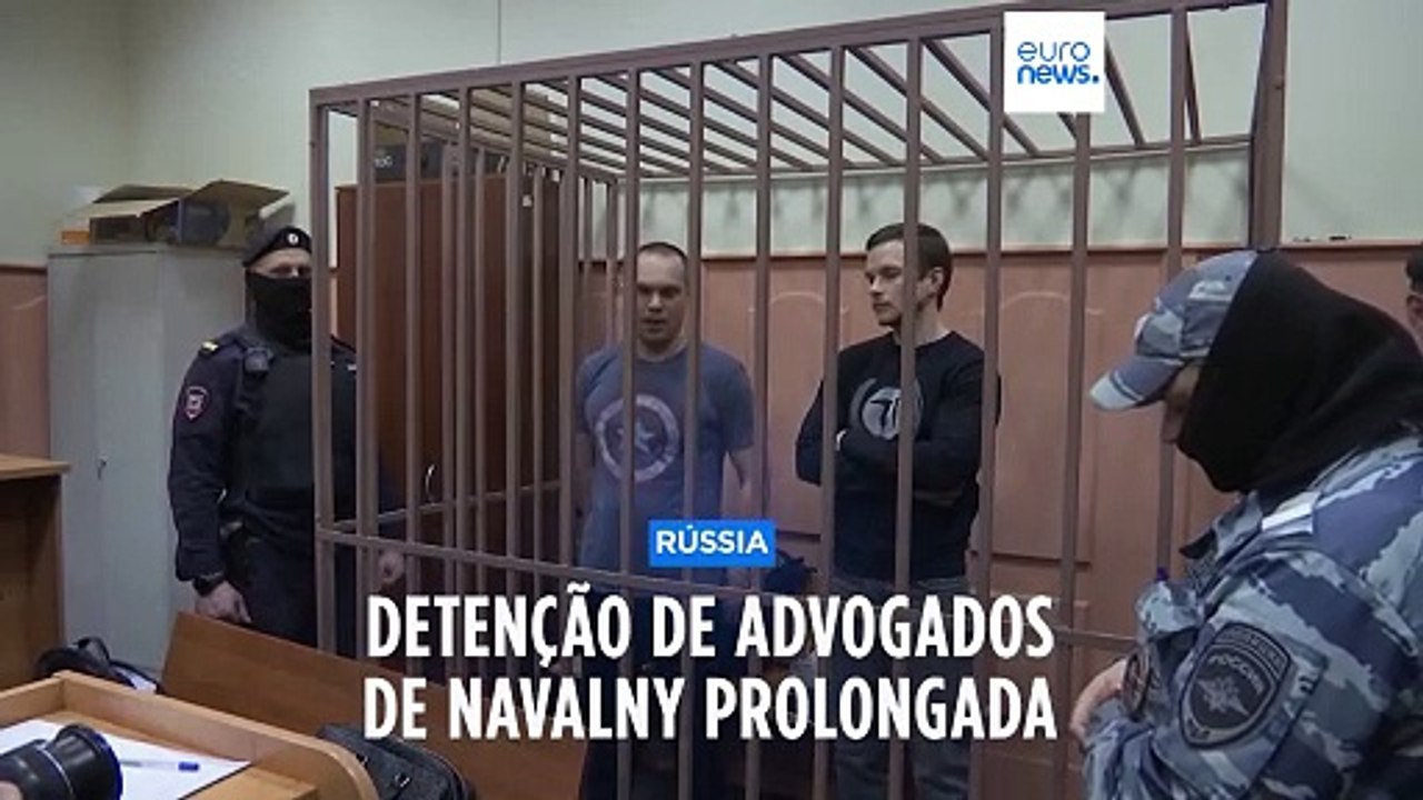Advogados de Navalny em prisão preventiva até março de 2024