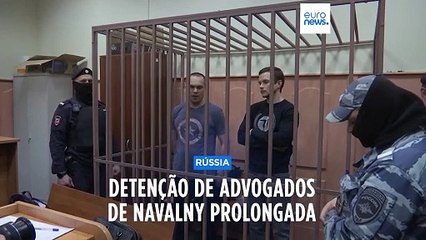 Advogados de Navalny em prisão preventiva até março de 2024