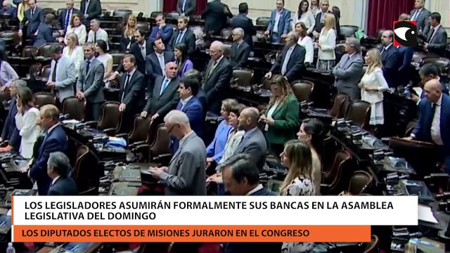 Los diputados electos de Misiones juraron en el Congreso