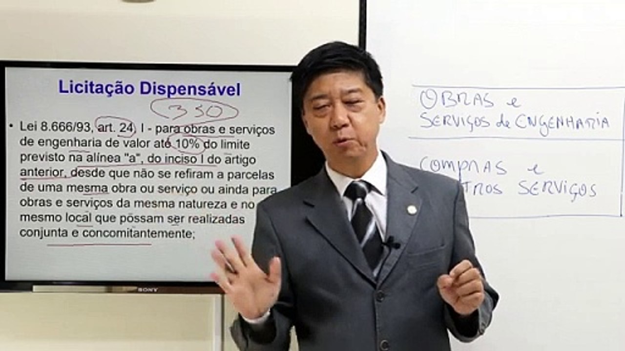 Aula 47- (Licitação Dispensável - Parte I) Direito Administrativo ...