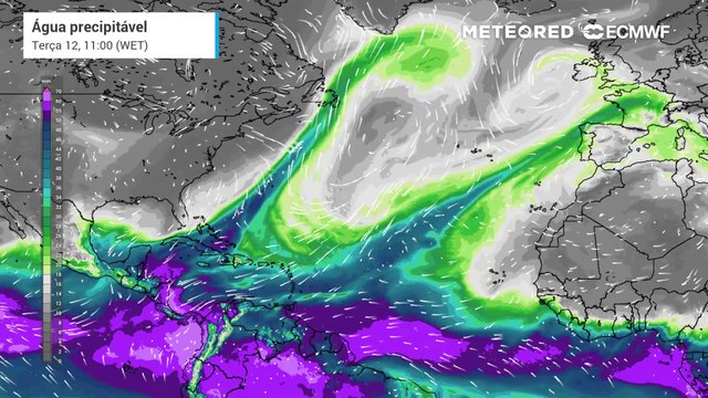 Apesar de menos abundante, a chuva manter-se-á nalgumas regiões de Portugal nos próximos dias