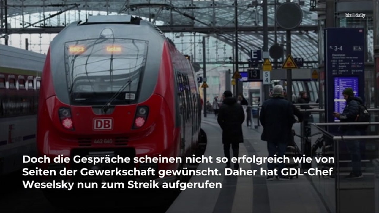 Bahn und GDL: DANN ist neuer Streik geplant