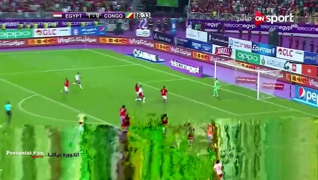 أهداف مباراة مصر 2 - 1 الكونغو تعليق مدحت شلبي - تصفيات كأس العالم روسيا 2018