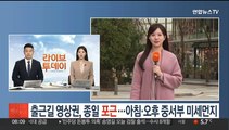 [날씨] 출근길 영상권, 종일 포근…아침·오후 중서부 미세먼지