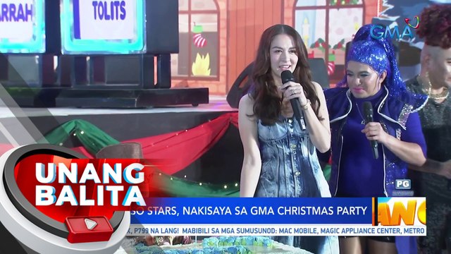 Mga Kapuso Stars, nakisaya sa GMA Christmas Party | UB