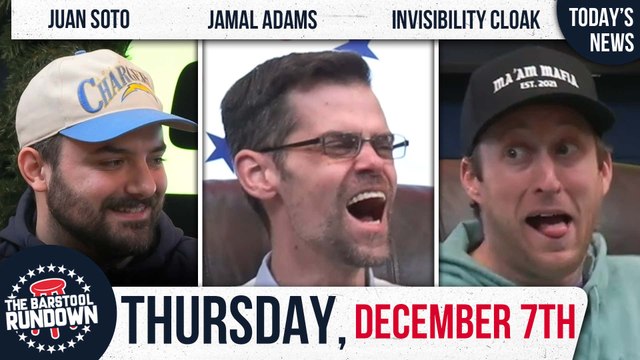 Juan Soto: The New King of New York - Barstool Rundown - December 7th, 2023