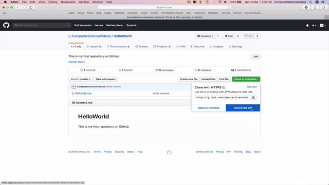 How to USE Github on a Computer - Download a GitHub Project Zip File | Tutorial 11
