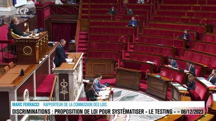 Séance publique à l'Assemblée nationale - Discriminations : une proposition de loi pour systématiser le testing - 06/12/23