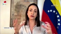 María Corina Machado advirtió que Maduro iniciaría escalada bélica para evitar elecciones presidenciales