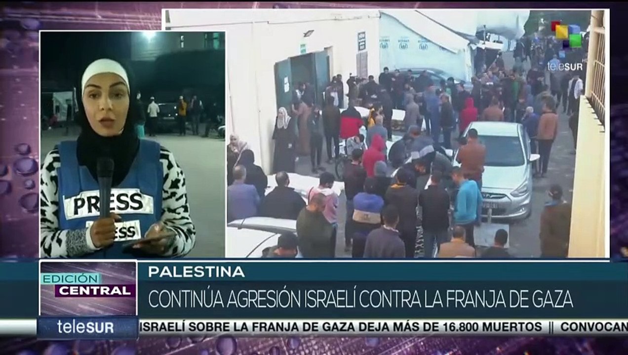 Continúa agresión israelí contra la Franja de Gaza