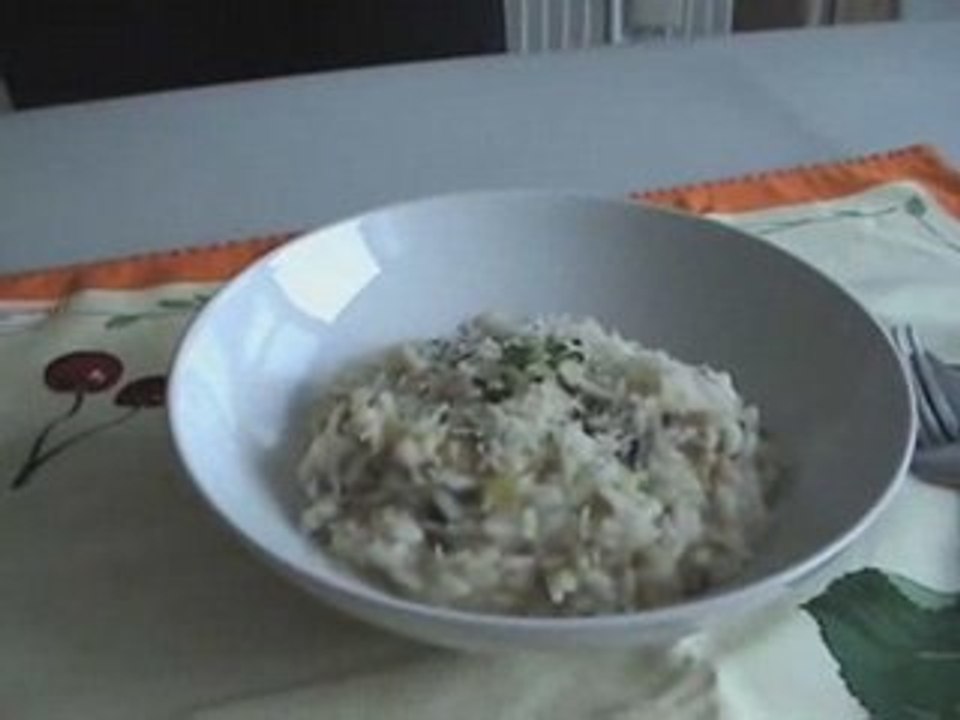 Mushroom Risotto de Pino Ficara