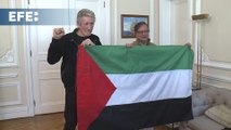 El presidente Gustavo Petro y Roger Waters dialogan sobre Palestina en Bogotá