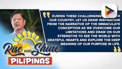 PBBM, nakiisa sa pagdiriwang ng Feast of the Immaculate Conception