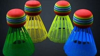Colorful plastic badminton Rainbow Ball