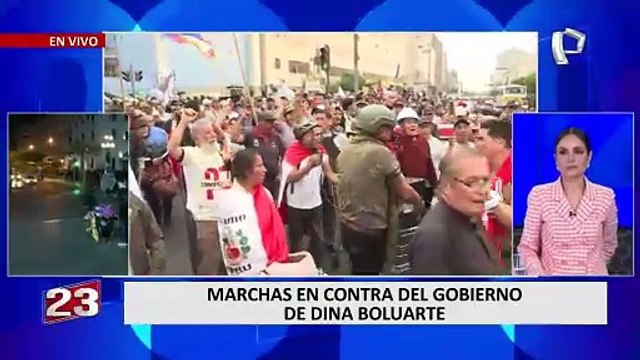 Múltiples protestas contra el gobierno se registran en Lima y distintas regiones del Perú