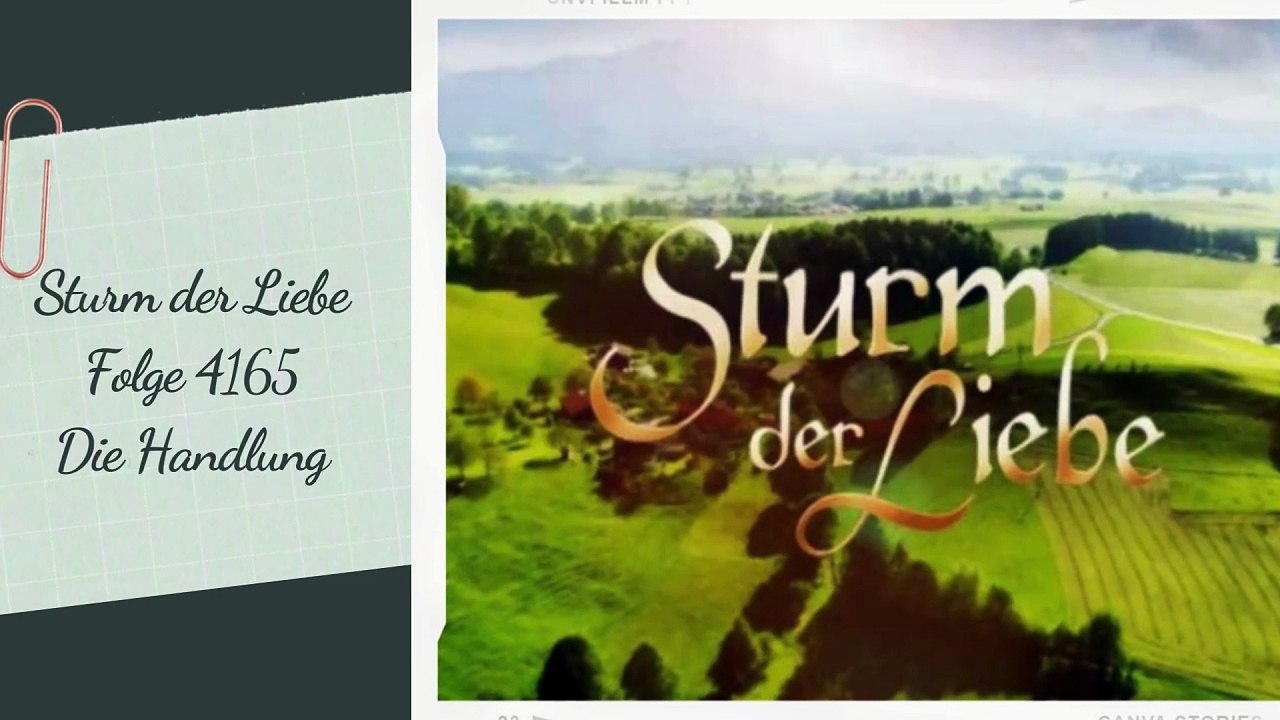Sturm der Liebe Folge 4165 Eine fixe Idee - Die Handlung
