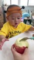 Baby Want To Eat Apple | Babies Funny Reactions | Baby Funny Moments | Cute Babies | Naughty Babies #baby #babies #beautiful #cutebabies #fun #love #cute #beautiful #funny