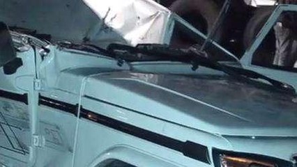 सांचोर: हाईवे पर पलटी बोलेरो, उड़े परखच्चे, महिला की दर्दनाक मौत