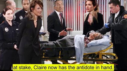 The Young And The Restless Claire gives the antidote - Take Victor and Nikki to