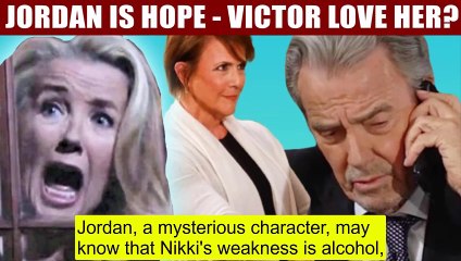 The Young And The Restless Jordan admits he is Hope Newman - Victor is shaken an