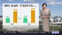 [날씨] 당분간 초봄처럼 포근…큰 일교차·미세먼지 주의