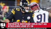 Patriots Stun the Steelers at Home Snapping Their Losing Streak, Beating the Steelers 21–18