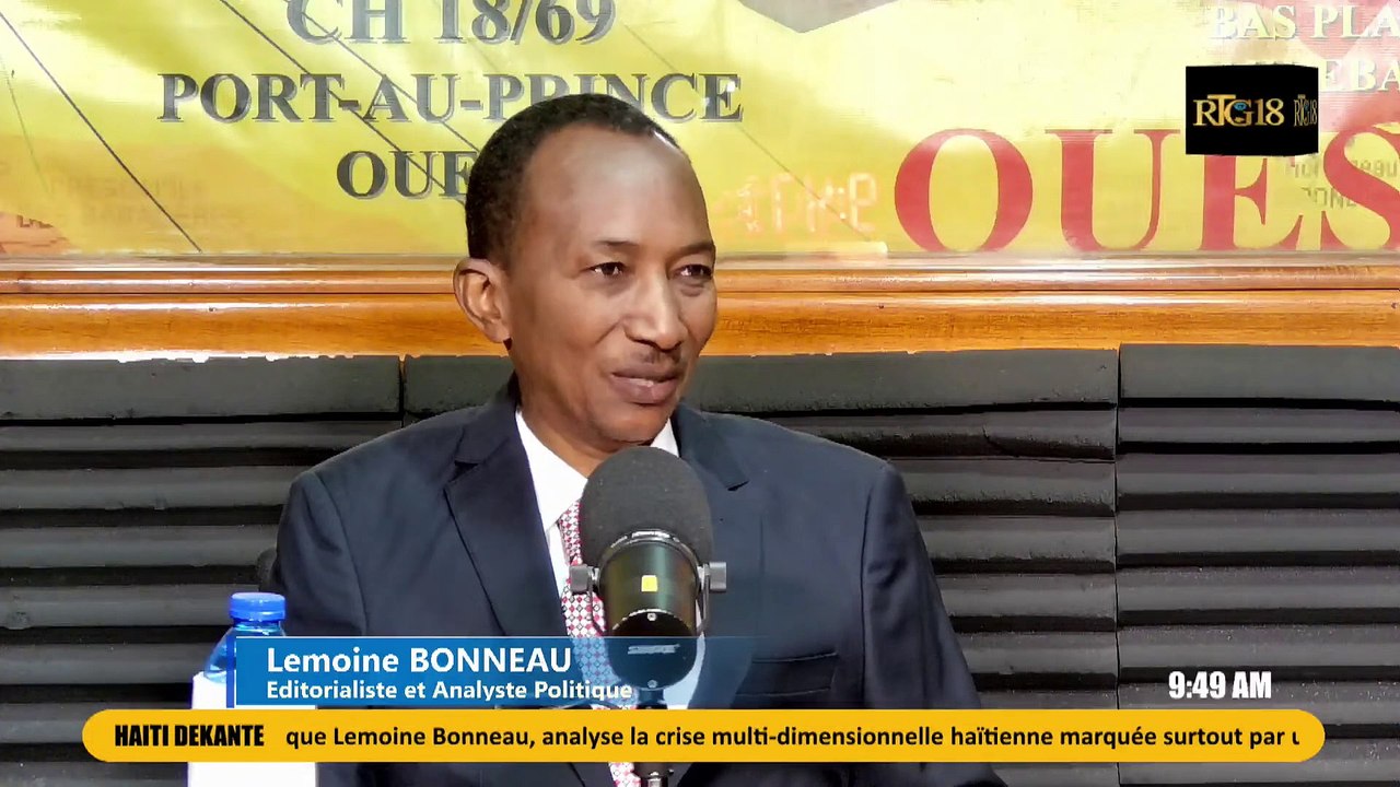HAITIDEKANTELemoine Bonneau, Editorialiste,Analyste politique