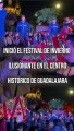 Inició el festival de invierno en el Centro Histórico de Guadalajara, también se encendió el árbol de navidad #TuNotiReel