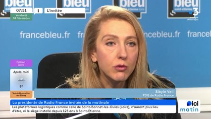 Sibyle Veil, présidente de Radio France évoque l'avenir de France Bleu