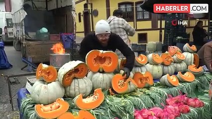 Eskişehir'de Pazarcılar Soğukla Mücadele Ediyor