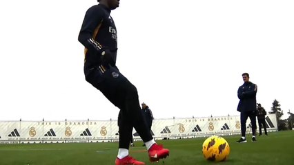 El vídeo de Vinicius entrenando que hacen al madridismo ser optimista