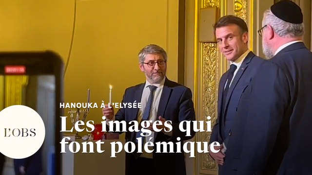 Une erreur : la célébration de Hanouka à l'Elysée devant Macron suscite des critiques